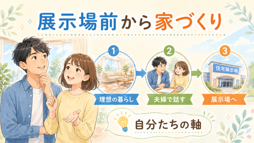 家づくりは、展示場に行く前からもう始まっている