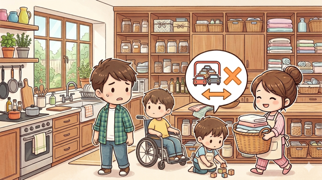 わが家に回遊動線がいらないと思った理由。カギは家族の「渋滞」にありました