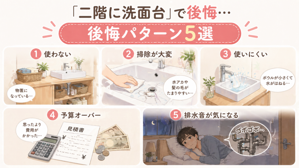「二階に洗面台」で後悔…よくある失敗パターン5選