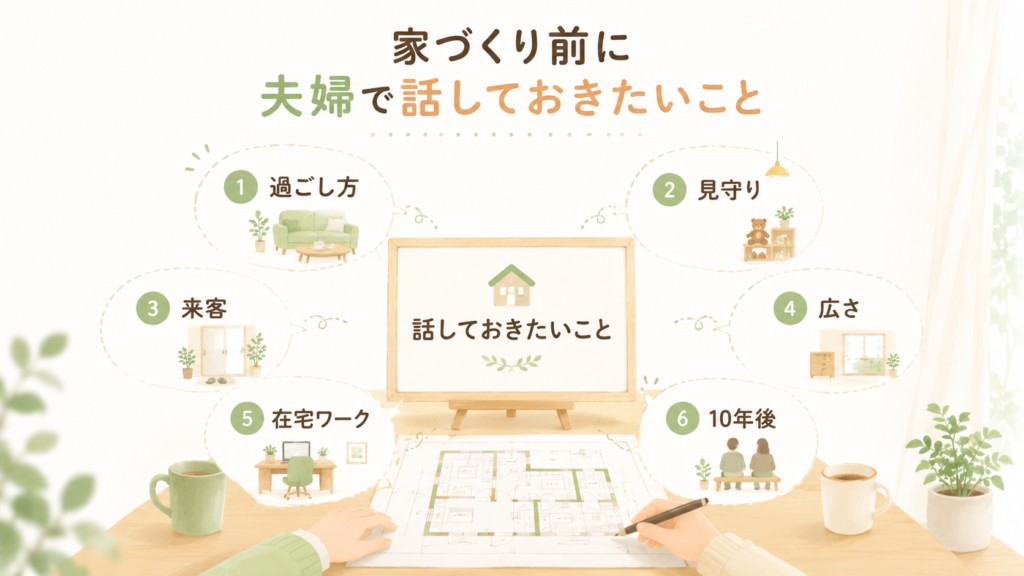 家づくり前に夫婦で話しておきたいこと