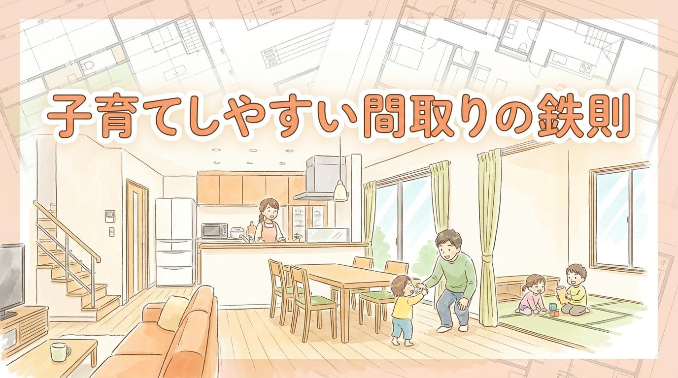 子育てしやすい間取りの家づくり完全ガイド！後悔しない7つの鉄則