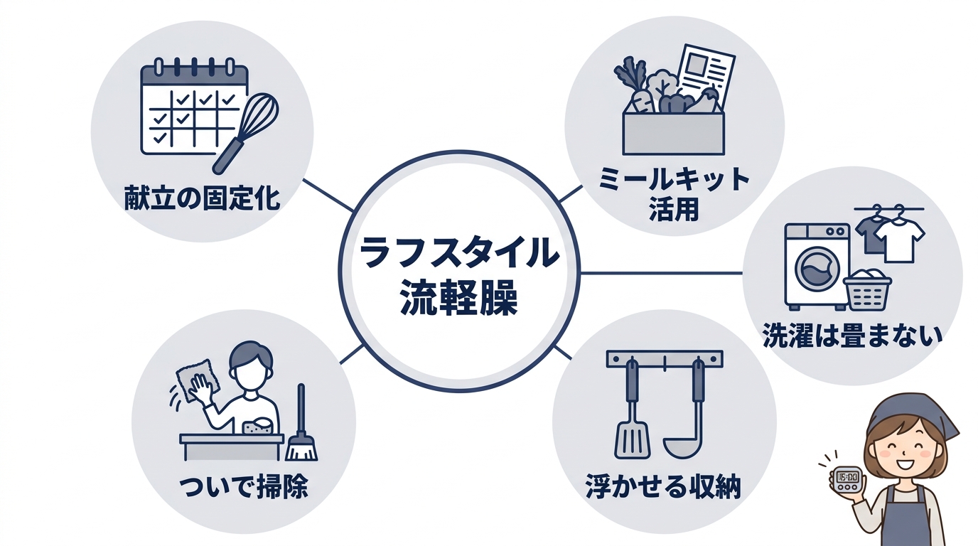 今日からできる家事の時短術6選