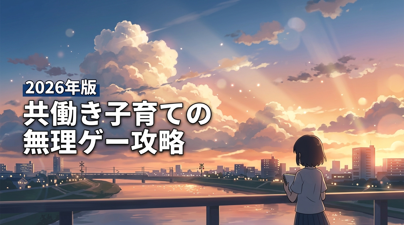 共働きの子育てが無理ゲーなのは当然！完璧を捨てて心の余白を作る攻略法とは