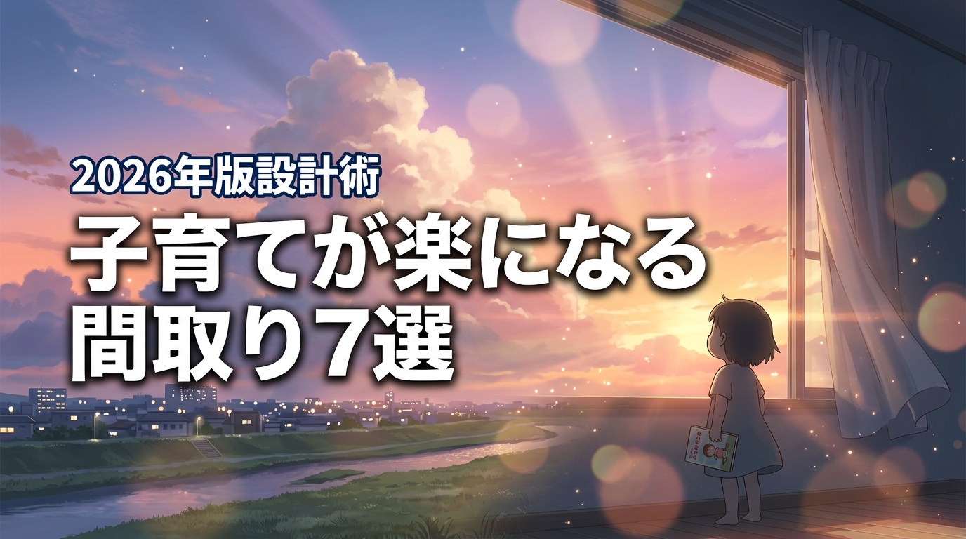 子育てしやすい間取りのヒント7選！家事も育児も楽にする設計術