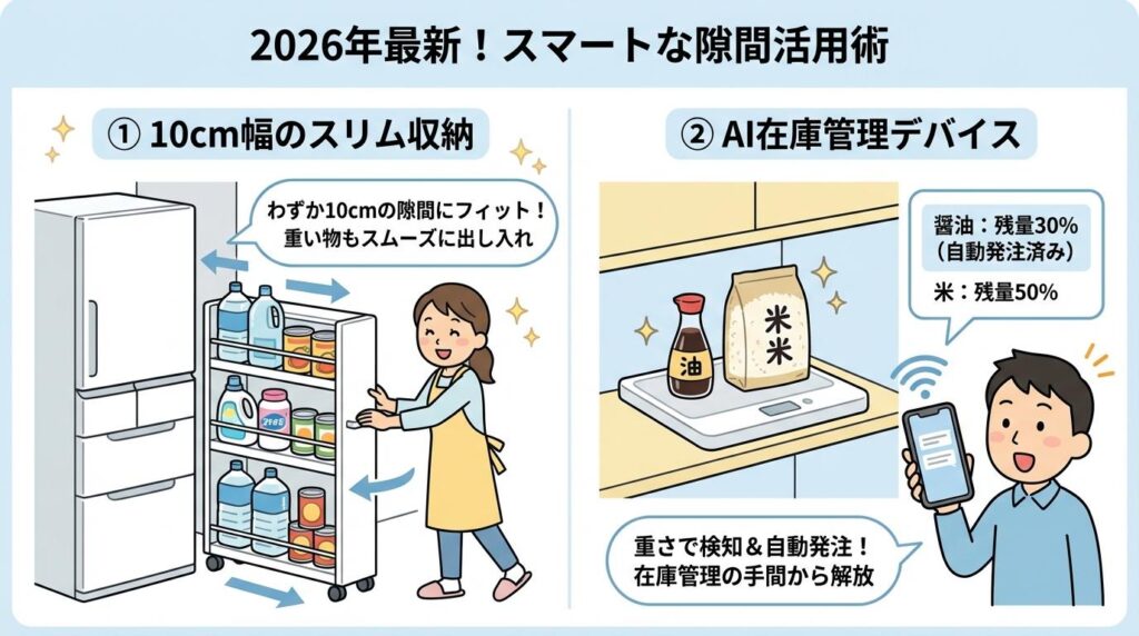 2026年最新！スマートな隙間活用術2選