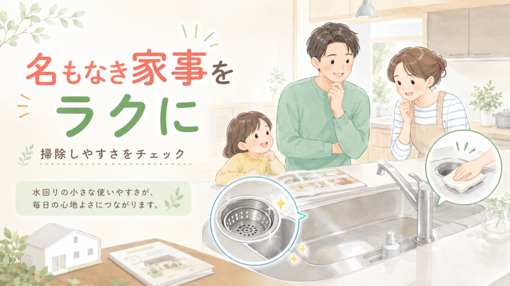 排水口の「不織布でつまる問題」を家づくりのヒントに