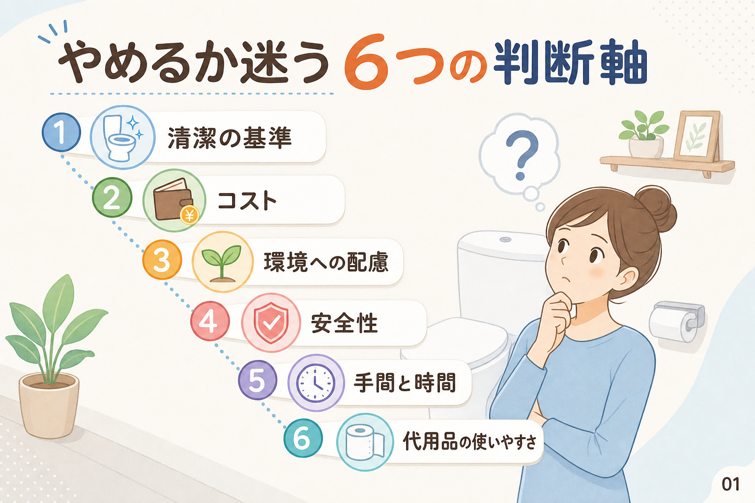 やめるか迷う6つの判断軸