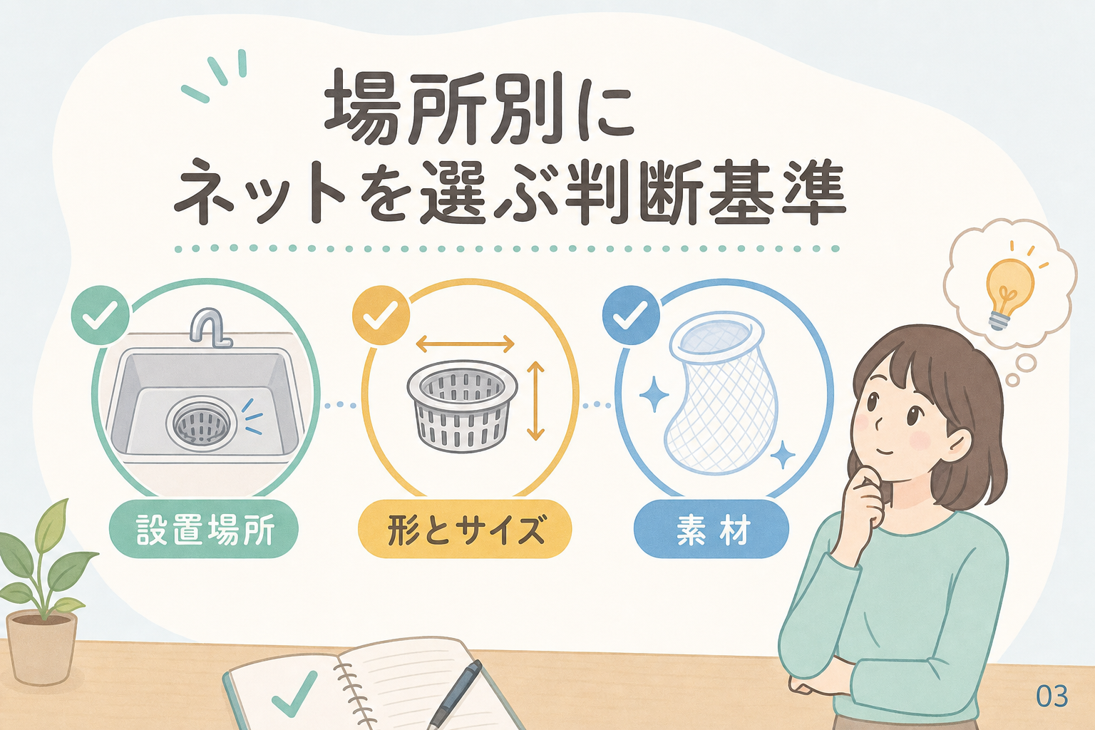 場所別にネットを選ぶ判断基準