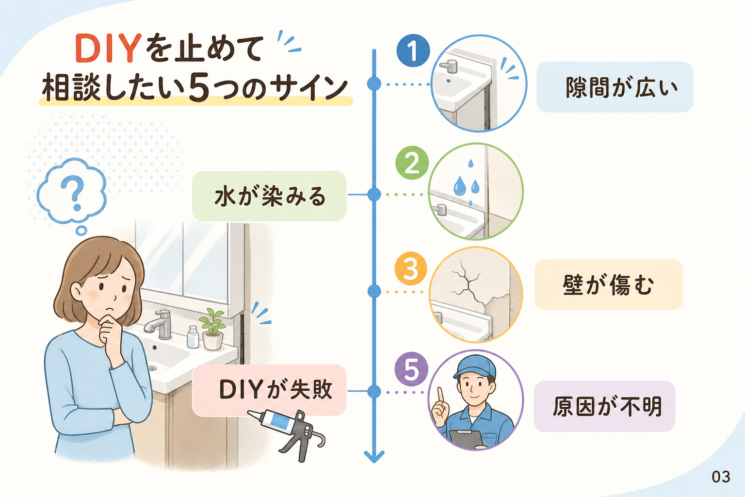 DIYを止めて相談したい5つのサイン
