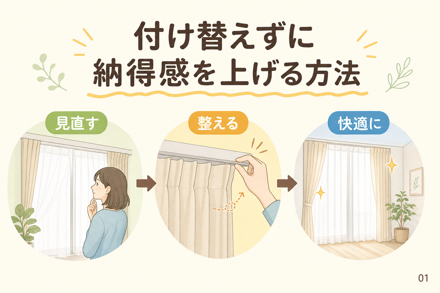 付け替えずに納得感を上げる方法