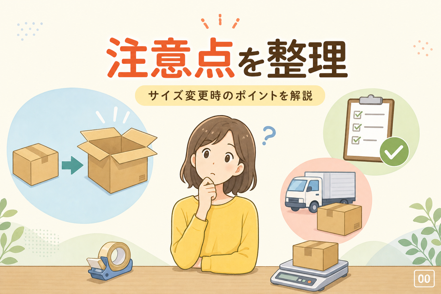 小さい段ボールを大きくして発送しても大丈夫?注意点を整理