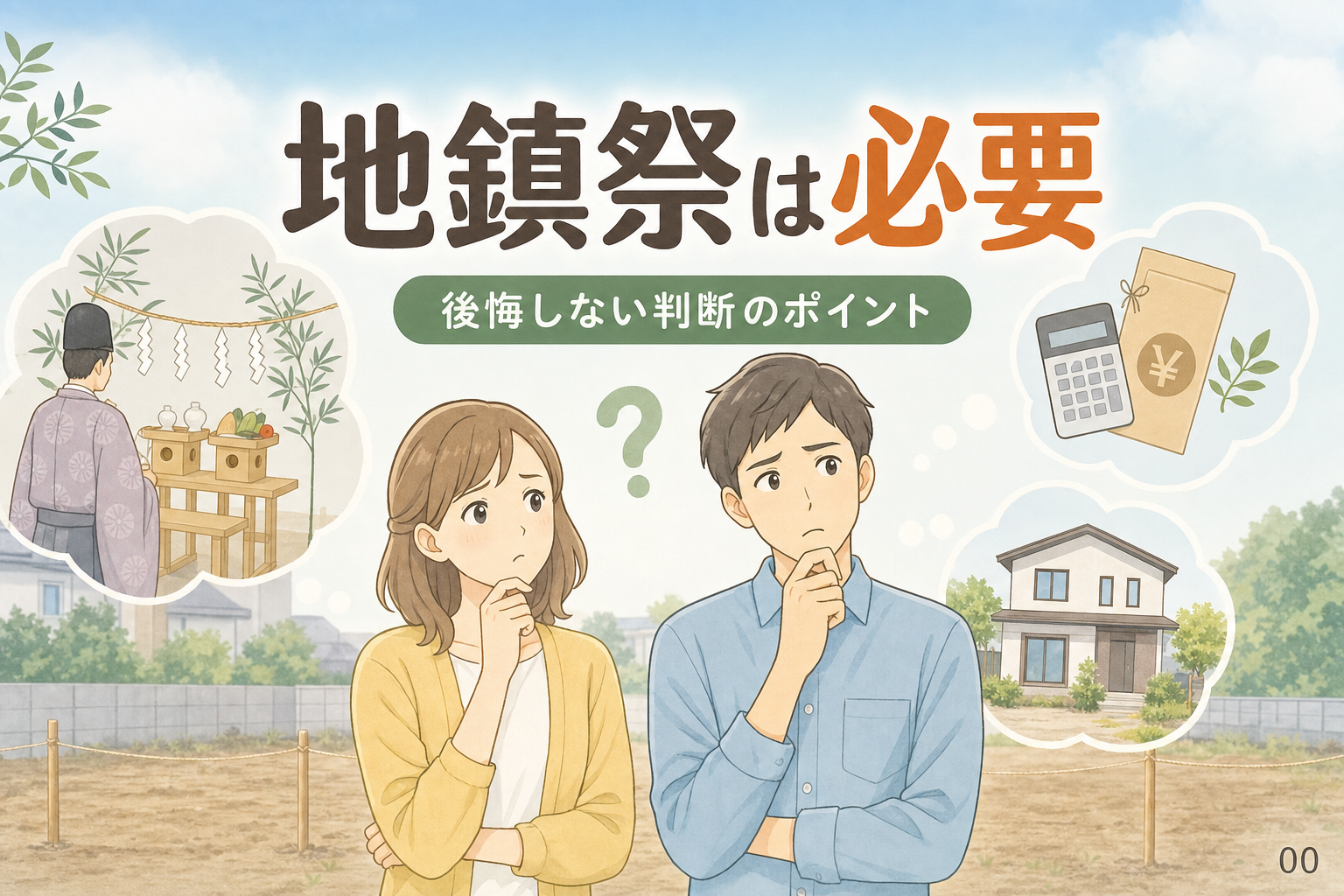 地鎮祭は必要?やらなきゃ良かった後悔と断り方
