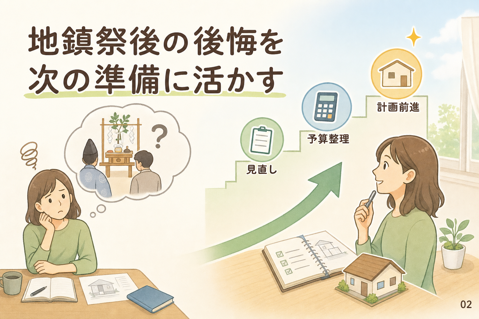 地鎮祭後の後悔を次の準備に活かす