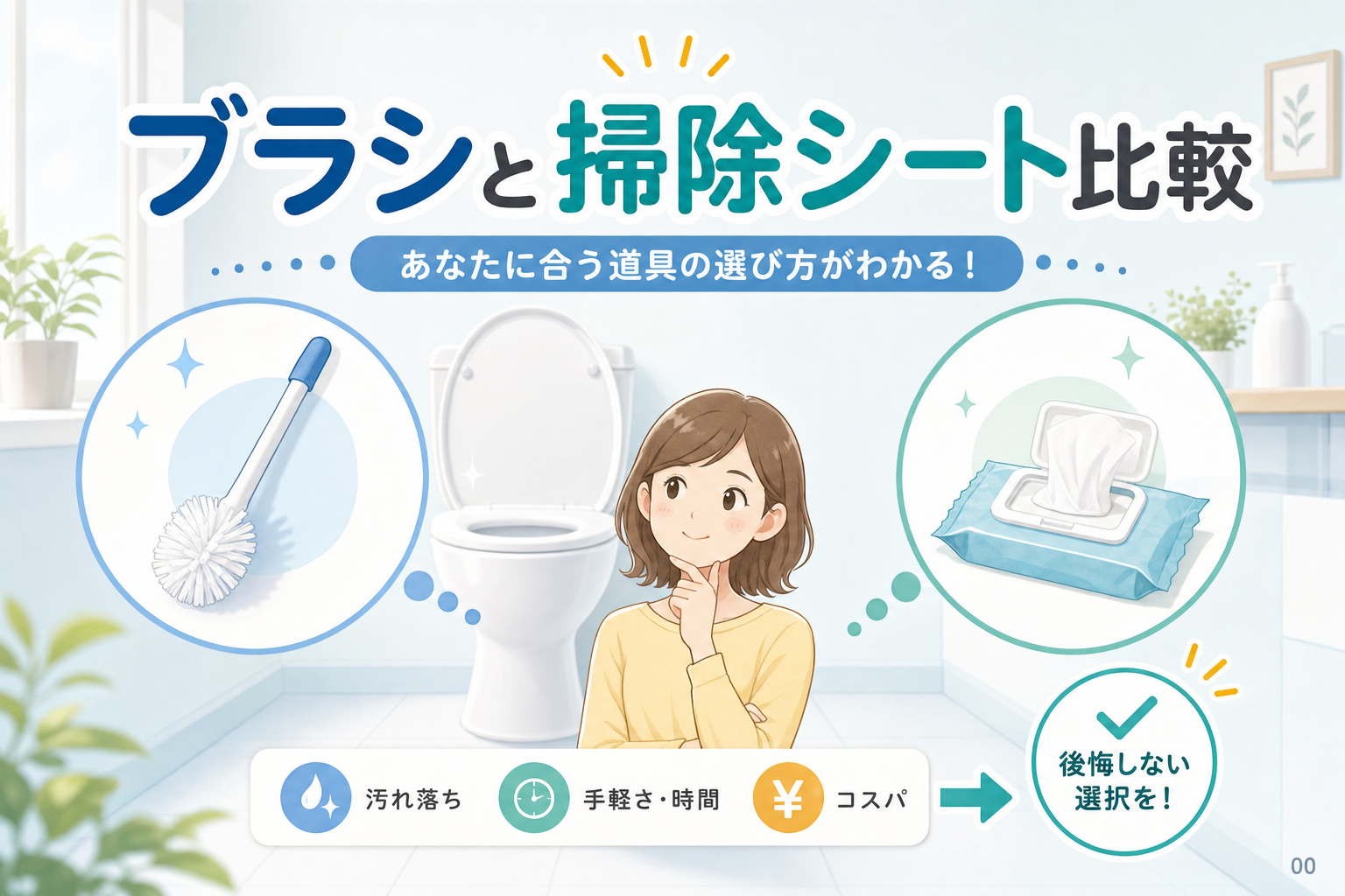 トイレ掃除の道具選びで後悔しない完全ガイド|ブラシと掃除シート比較