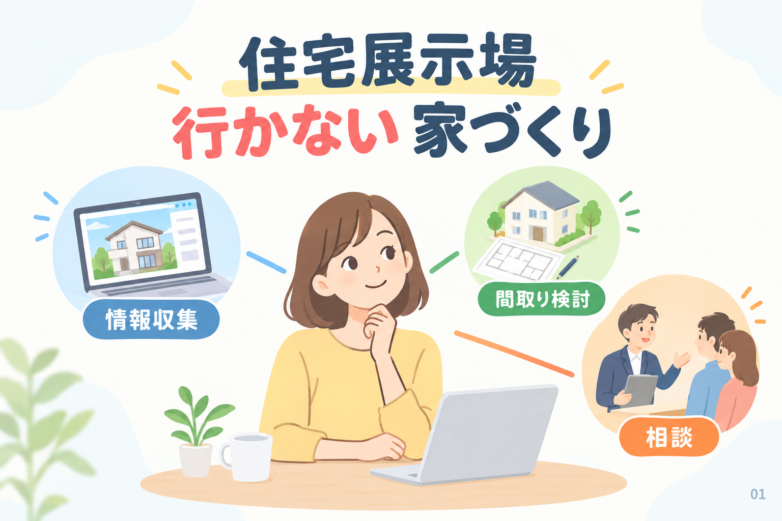 住宅展示場に行かなくても家づくりは始められる