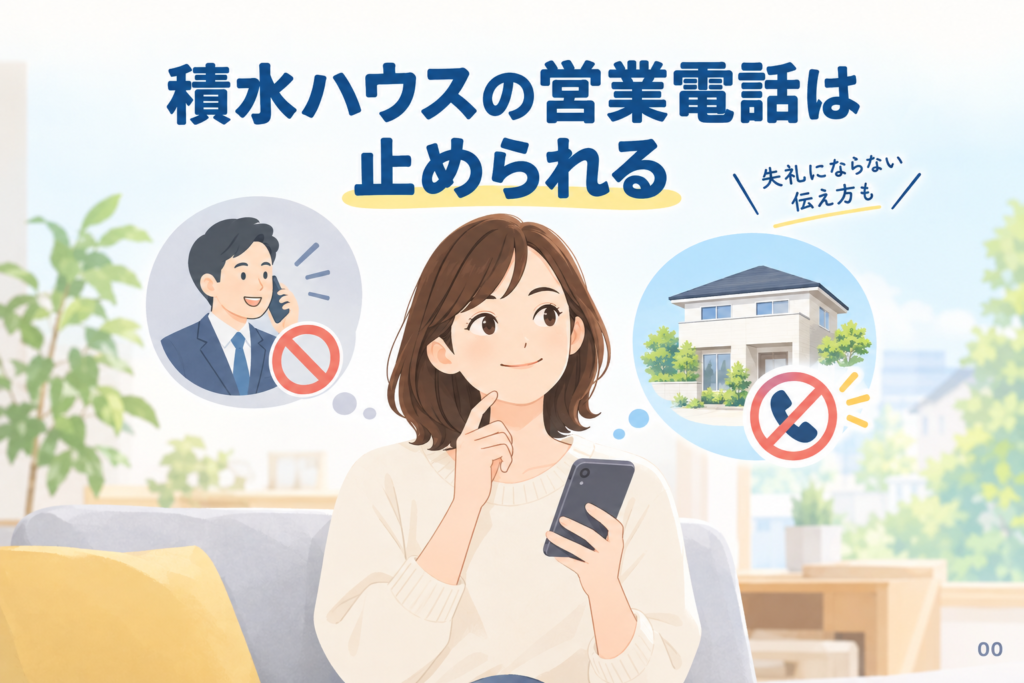 積水ハウスの営業電話は止められる？失礼にならない伝え方