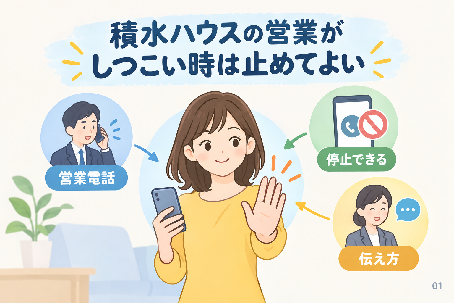 積水ハウスの営業がしつこい時は止めてよい