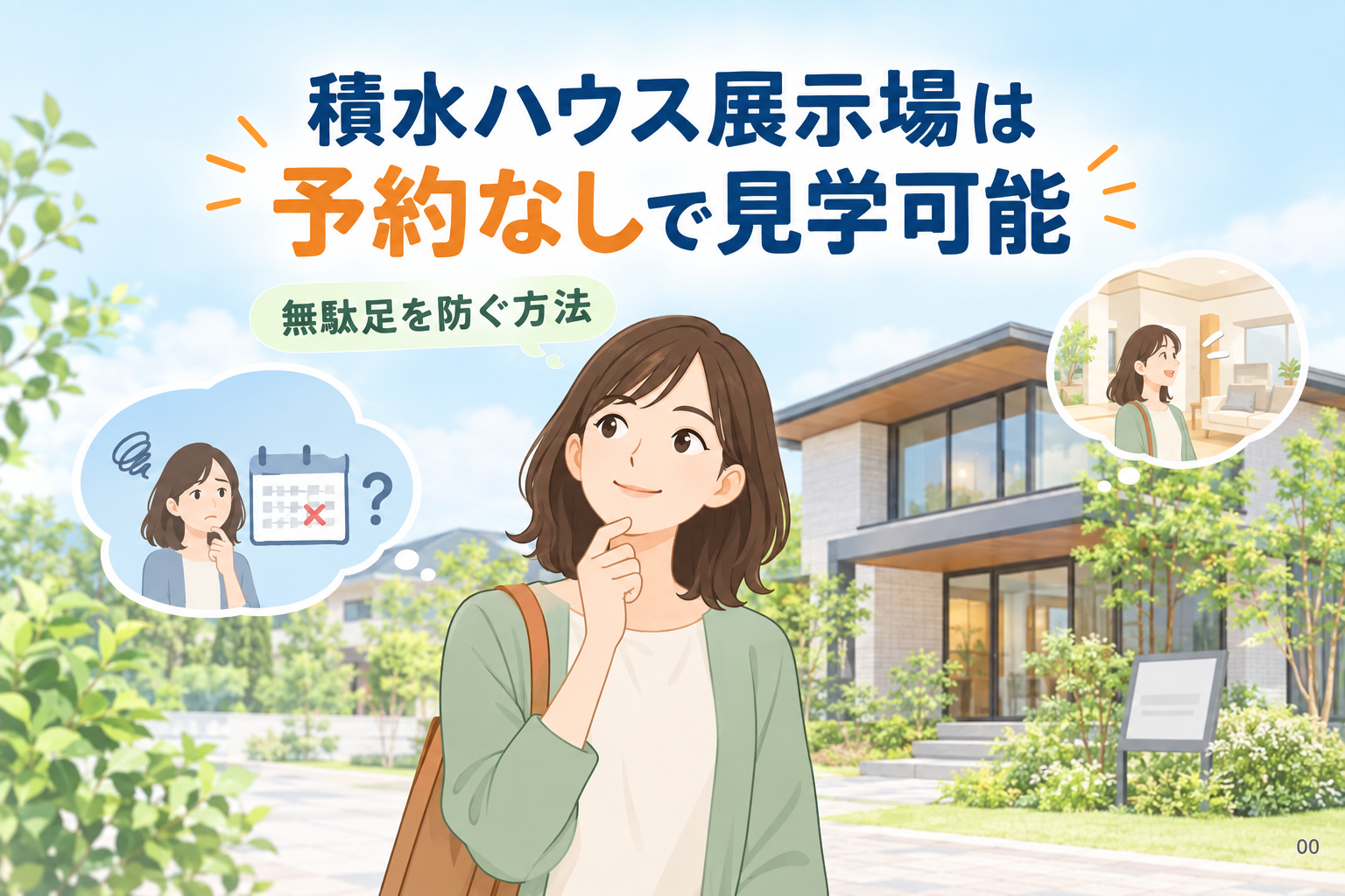 積水ハウス展示場は予約なしで見学可能?無駄足を防ぐ方法