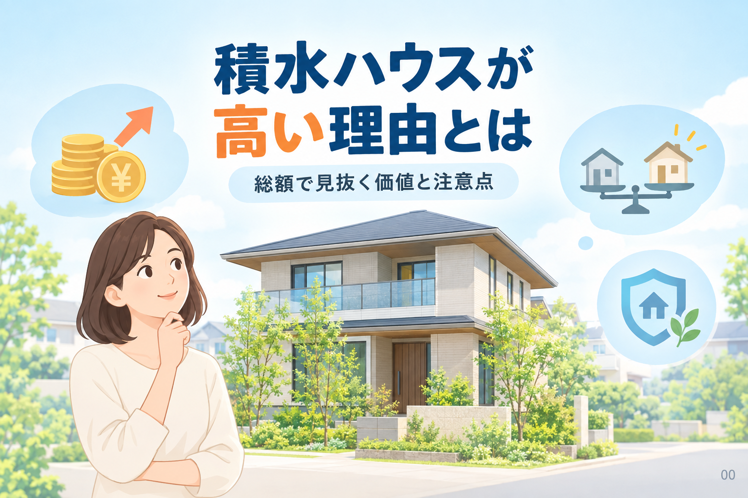 積水ハウスが高い理由とは?総額で見抜く価値と注意点