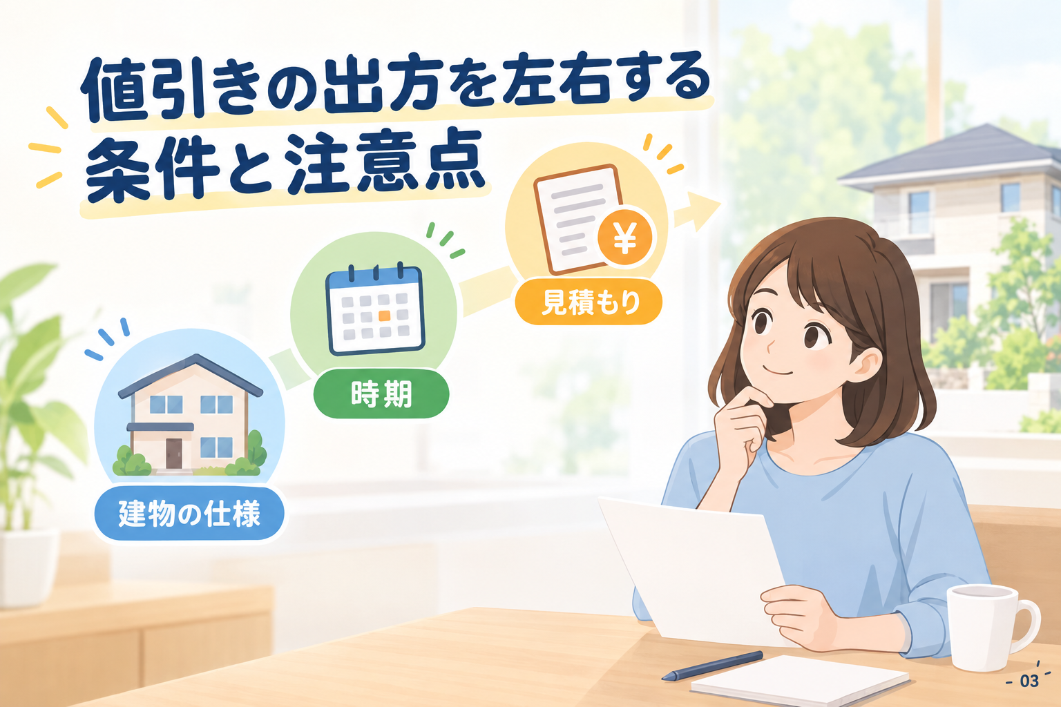 値引きの出方を左右する条件と注意点