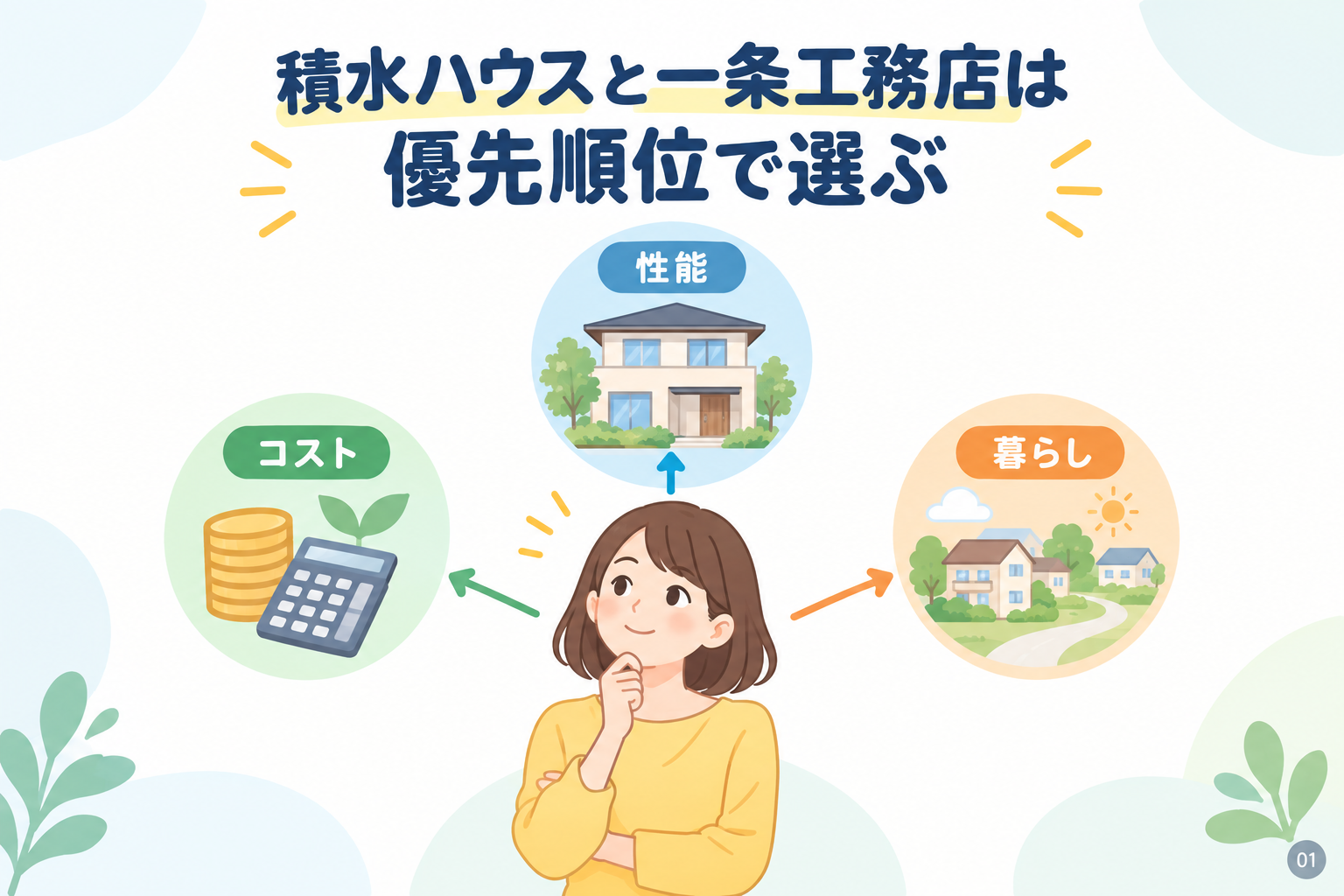 結論｜積水ハウスと一条工務店は優先順位で選ぶ