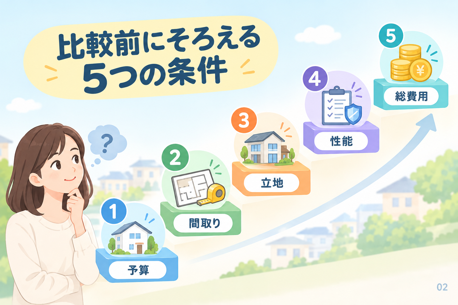 比較前にそろえる5つの条件