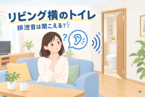 リビング横のトイレ、排泄音は聞こえる？確認したい5経路