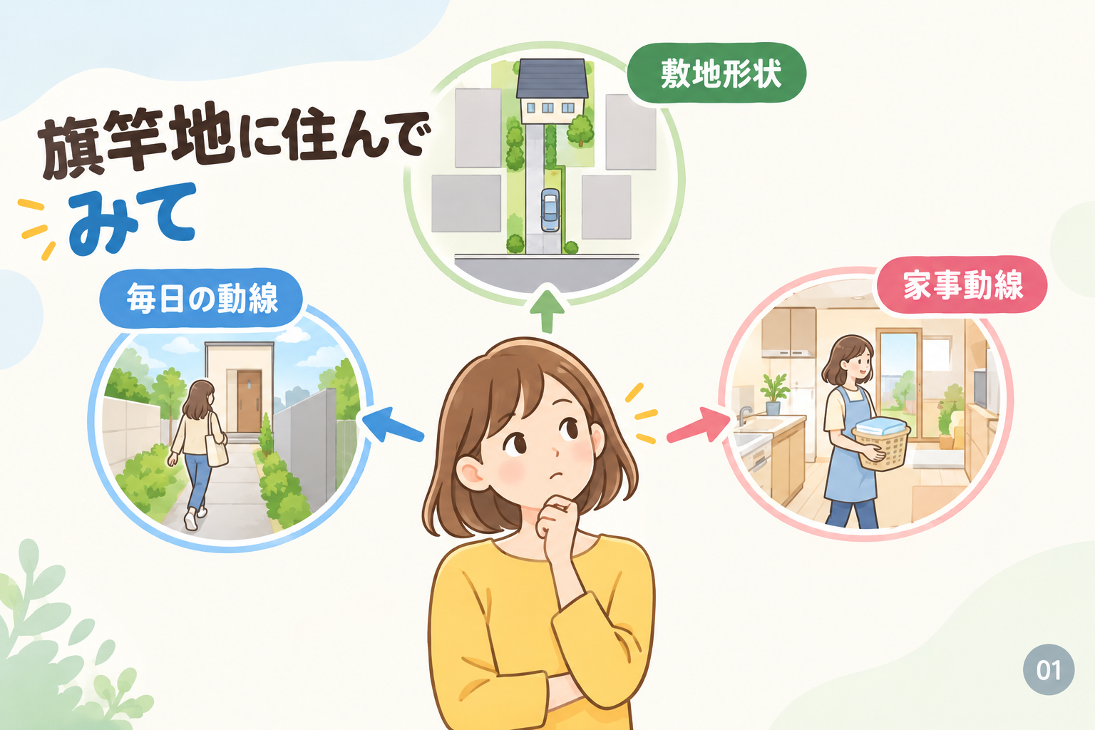 旗竿地に住んでみて後悔するかは毎日の動線で決まる