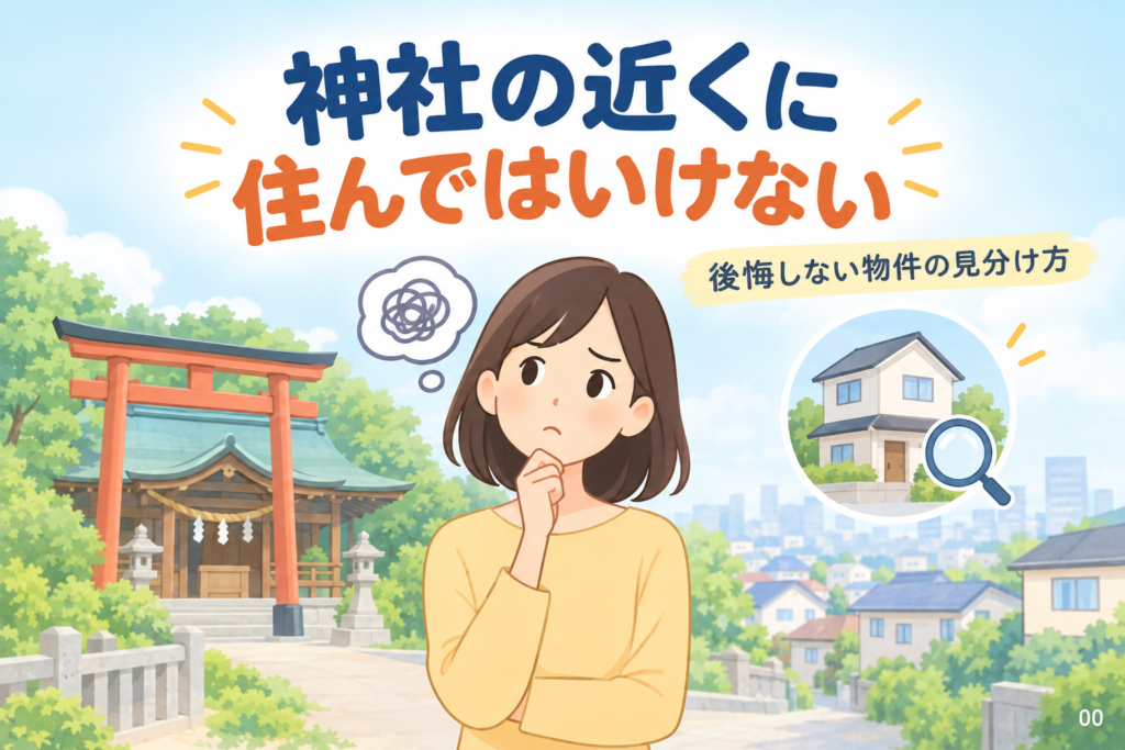 神社の近くに住んではいけない？後悔しない物件の見分け方